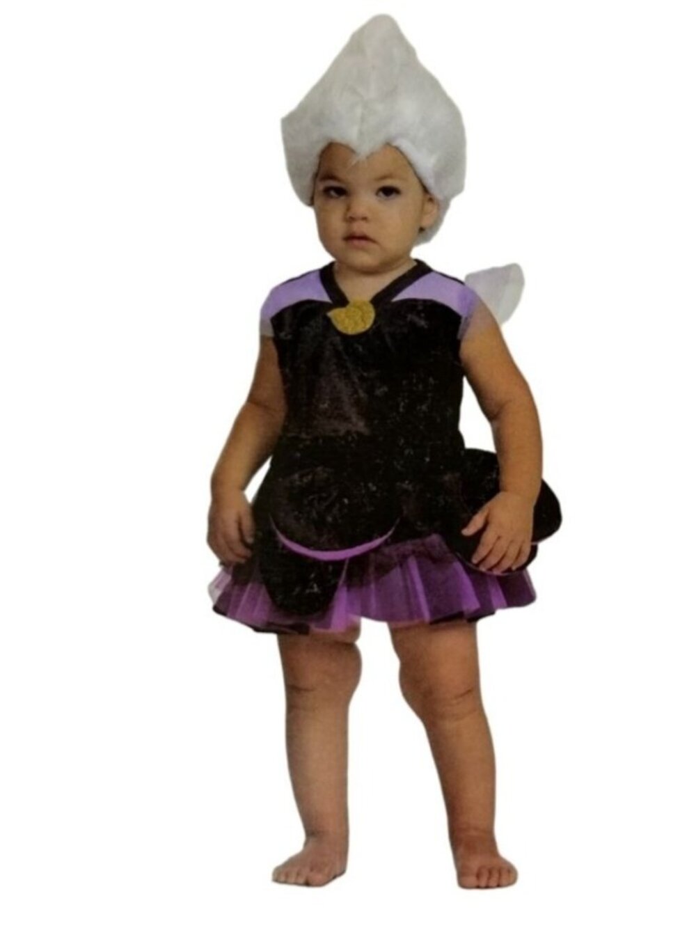Disney Baby Infant Ursula Costume Little Mermaid Sea Witch Dress 12-18 Months NW